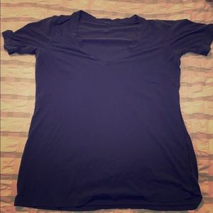 Lululemon Love V Neck Tee Navy Blue Size 8